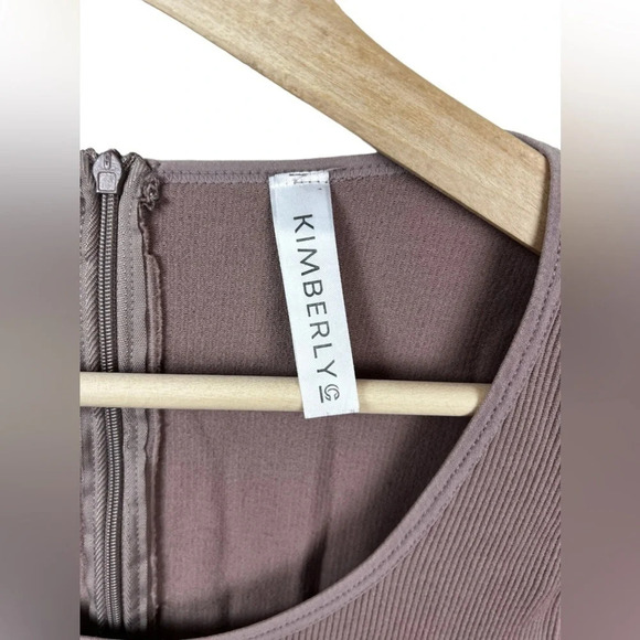 Kimberly • Ribbed Leotard Thermal Jumpsuit Onsie - Picture 4 of 8